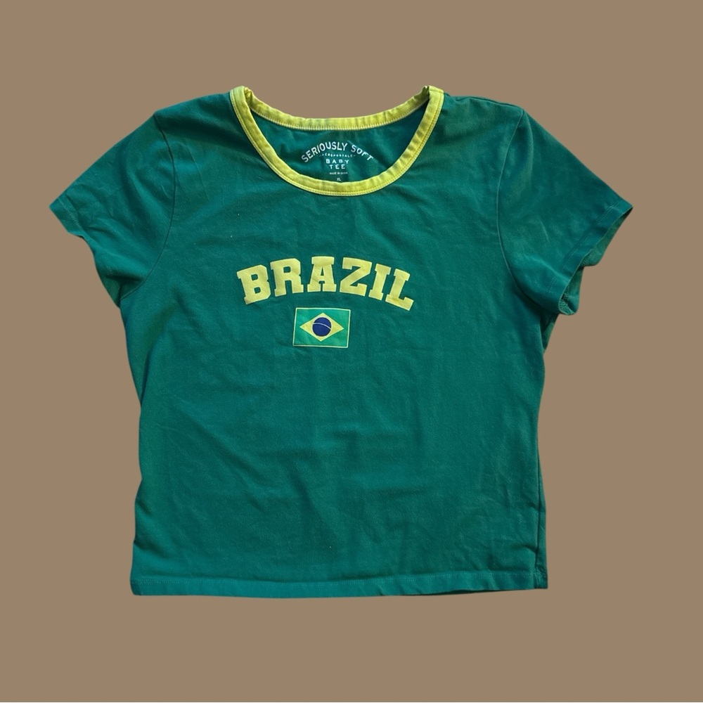 Aeropostale Brazil Green T-Shirt